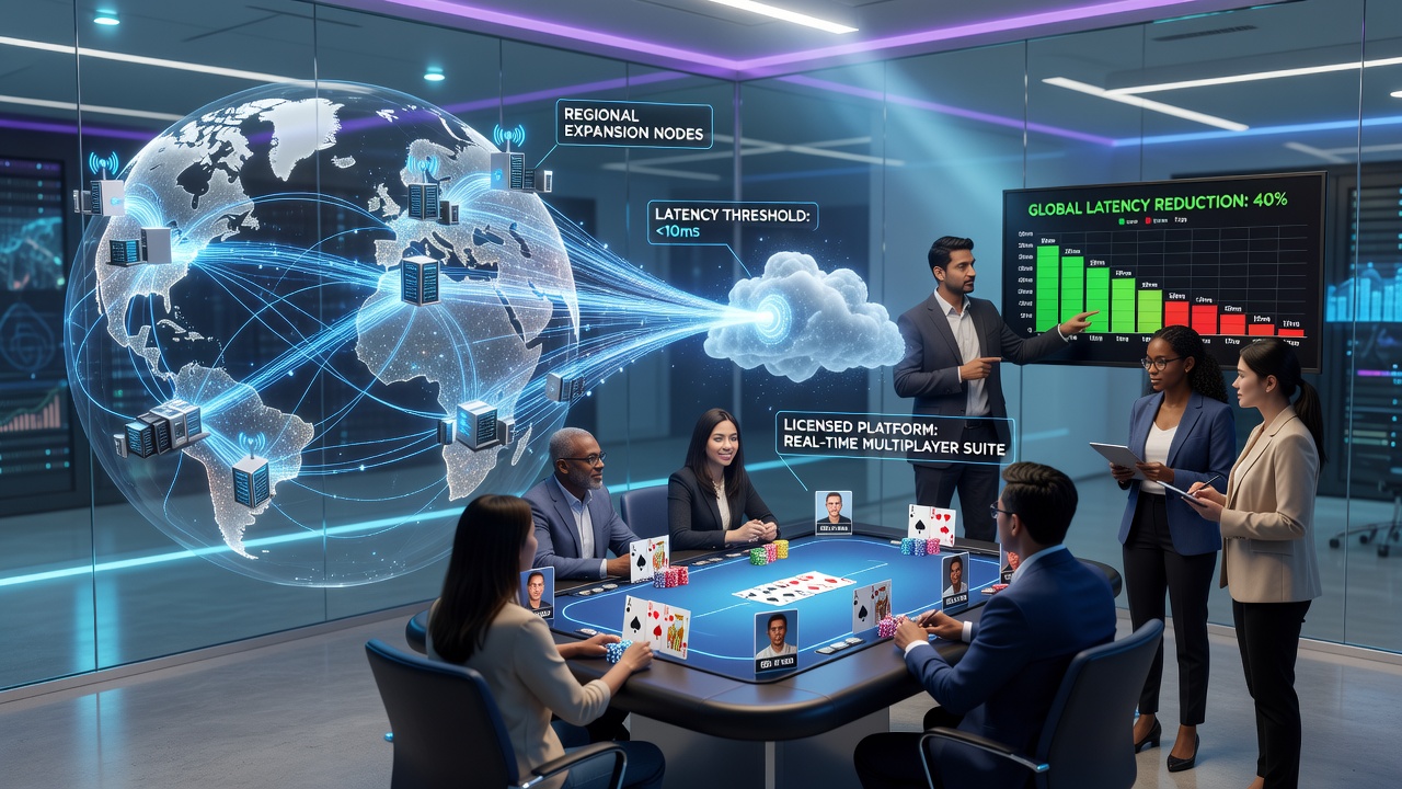 Regional data center infrastructure supporting real-time multiplayer table gaming platforms